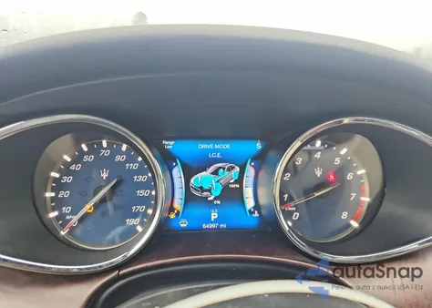 2017 Maserati Quattroporte S из США, поврежденный, VIN ZAM56RRL7H1246924